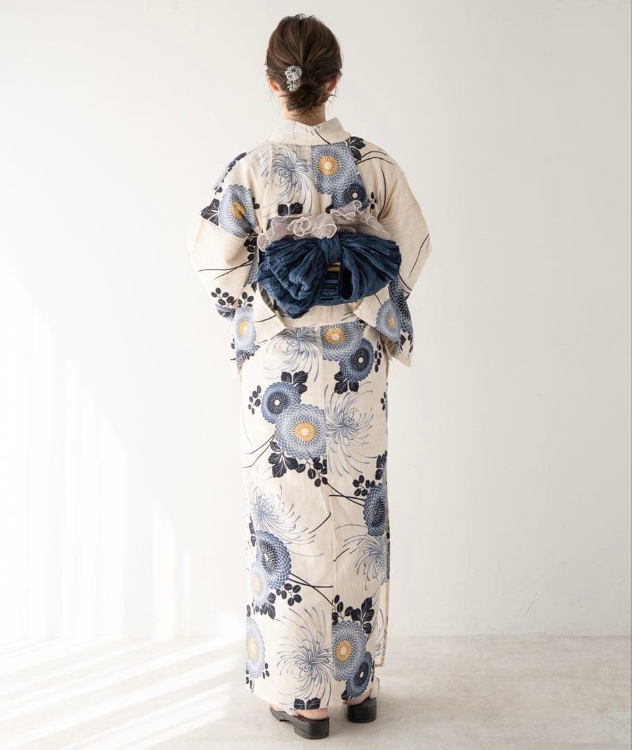 最終価格⭐️新品未使用未開封品　 ゆかた館グレース　人気浴衣M 5点セット下駄変更