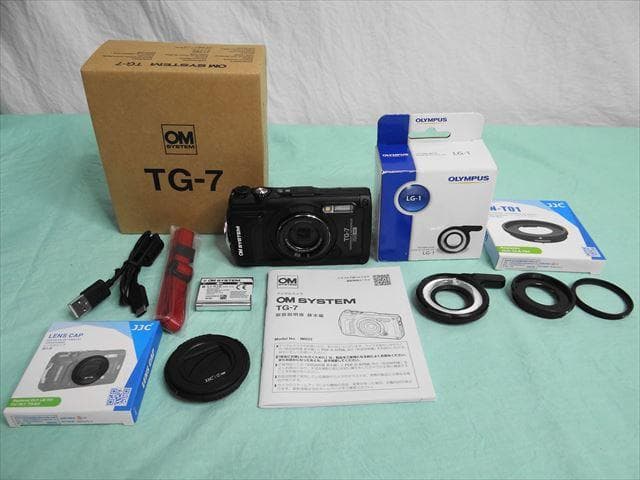★OM SYSTEM Tough TG-7 付属品多数　美品