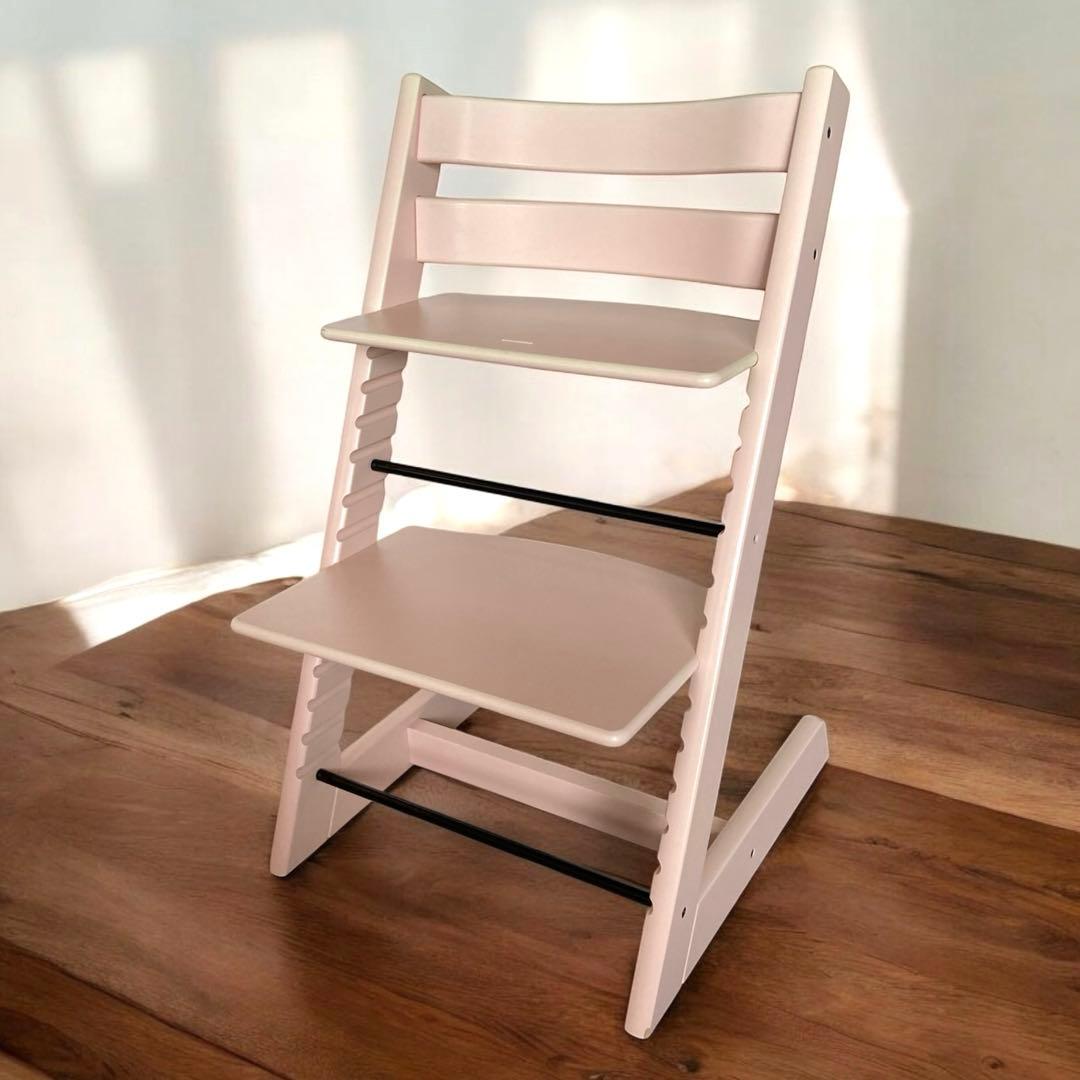 ストッケ トリップトラップ セレーヌピンク シリアルNo.7 人気カラー 極美品