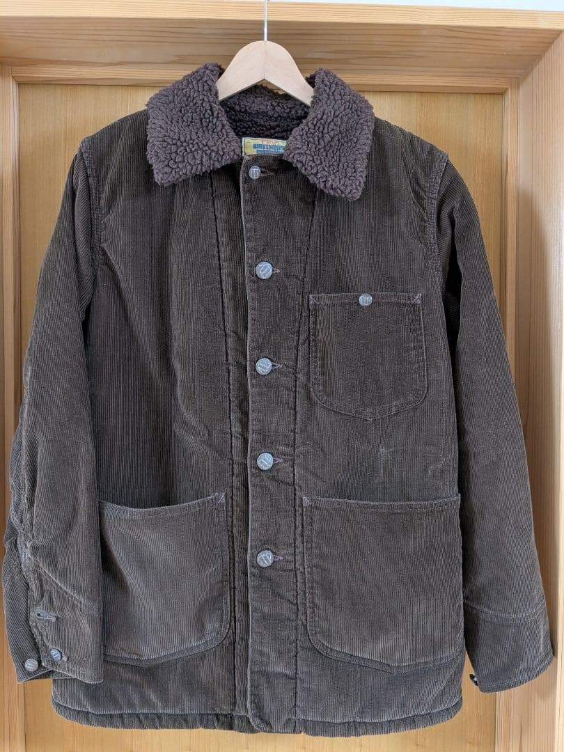 WAREHOUSEボア付きコーデュロイカバーオール サイズ38