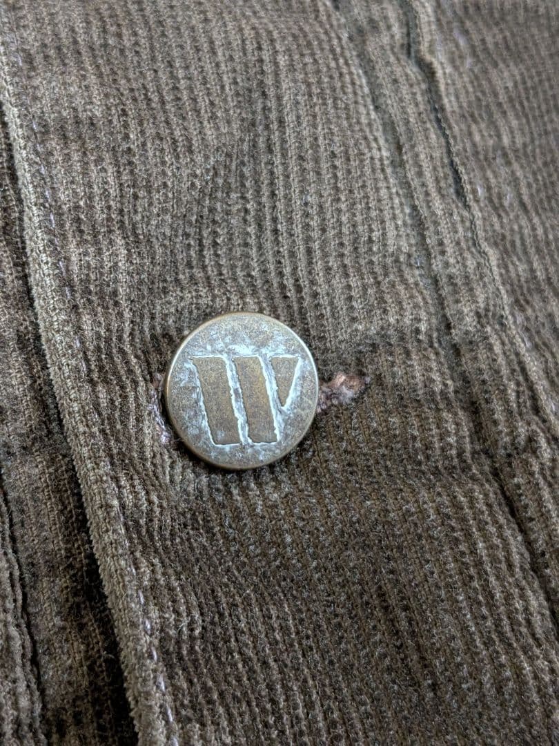 WAREHOUSEボア付きコーデュロイカバーオール サイズ38