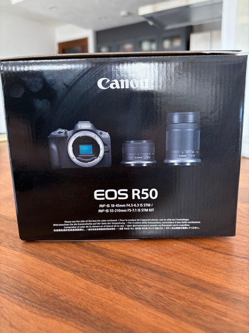 J*7様 Canon EOS R50 ダブルズームキット ブラック 新品/未開封