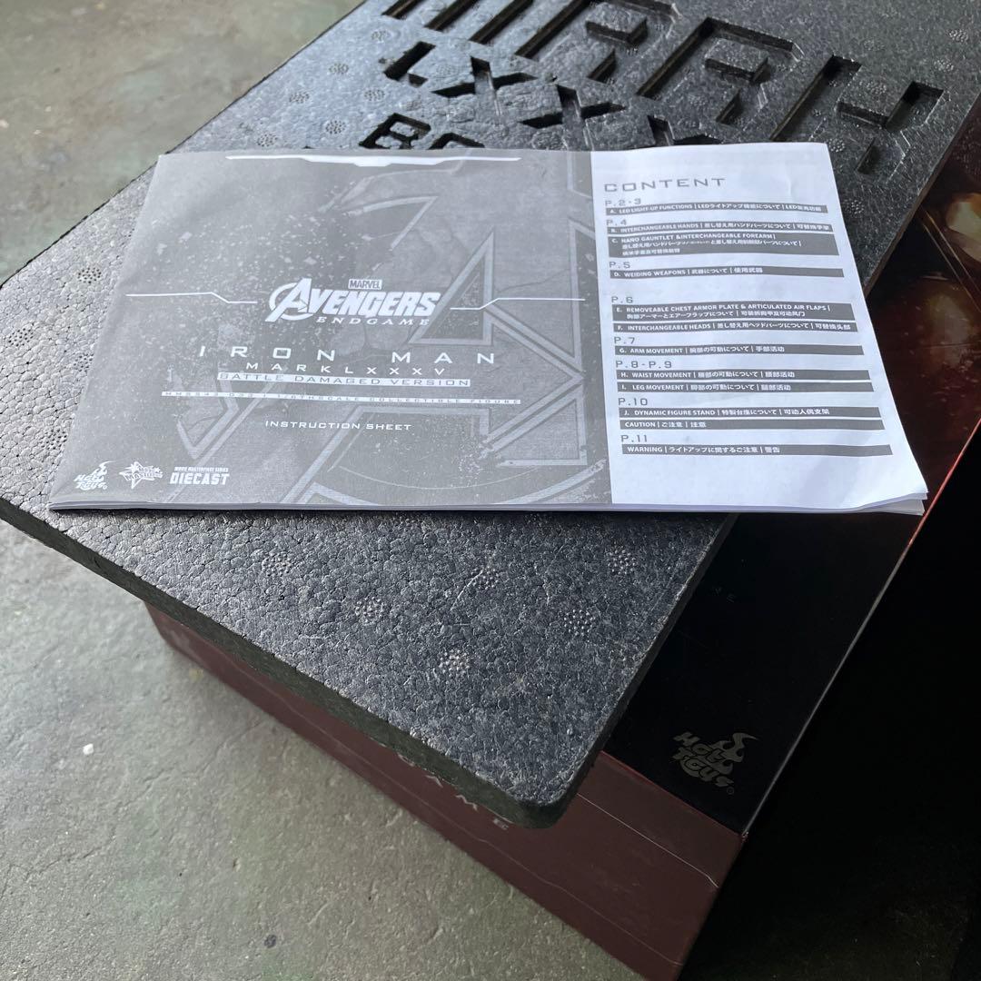 アイアンマン　マーク85 ホットトイズ　バトルダメージ版