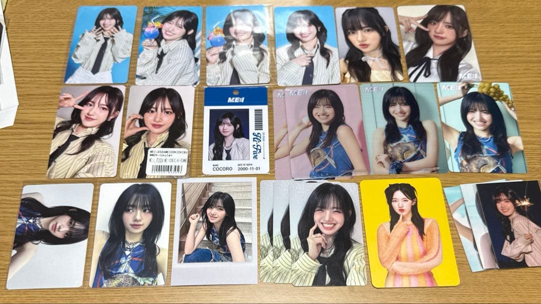 加藤心 ミーアイ トレカセット 写真5枚分