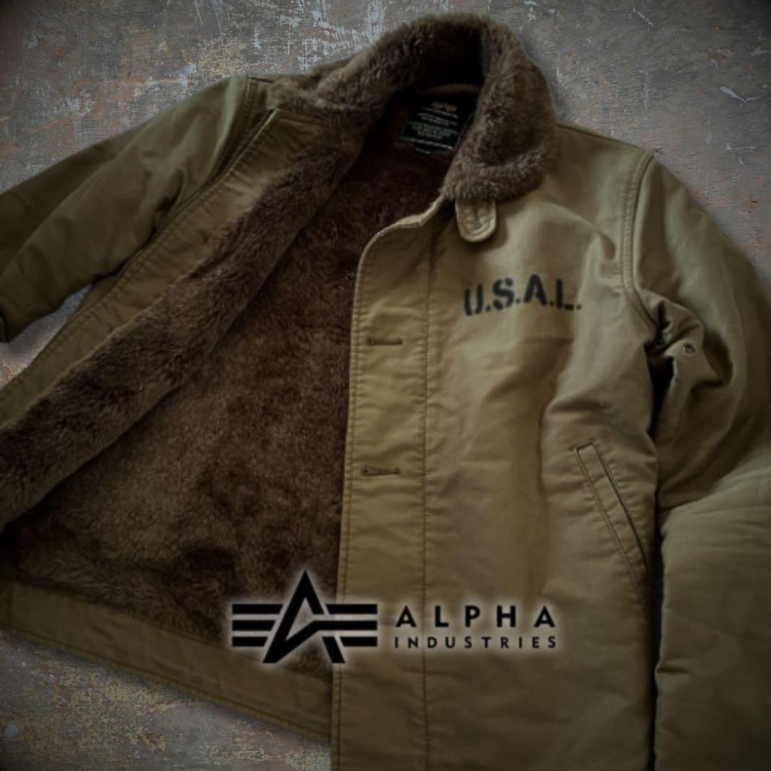 『人気品薄◎』ALPHA INDUSTRIES(アルファ)N-1デッキジャケット
