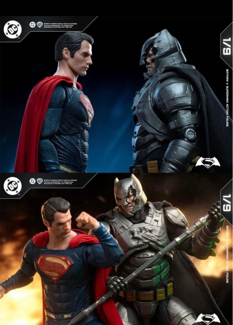 Fondjoy 1/9 バットマン ＆スーパーマン 豪華セット DC1020