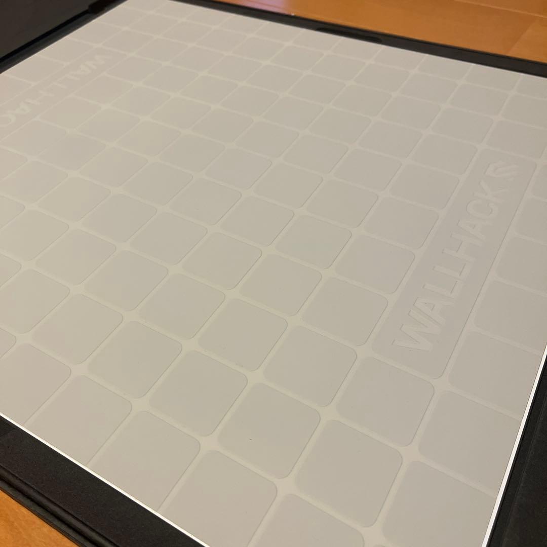 WALLHACK SP004ホワイト　ガラスマウスパッド