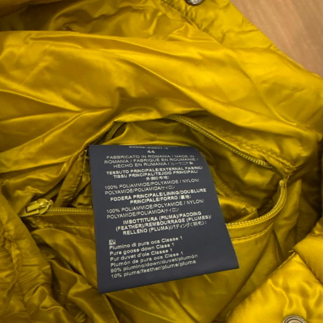 こ*う様 HERNO ヘルノ ダウンベスト 44 イエロー