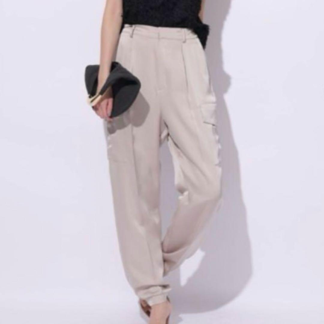 Apuweiser-riche リラクシーワークサテンパンツ ズボン XS