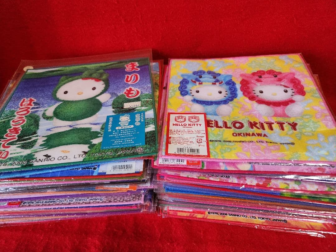 サンリオ　ハローキティ　ご当地プチタオル　まとめ　８９枚セット　キティちゃん