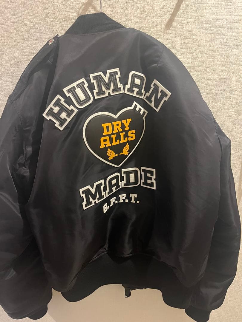HUMAN MADE ma-1 完売商品　Ｌサイズ　ブラック
