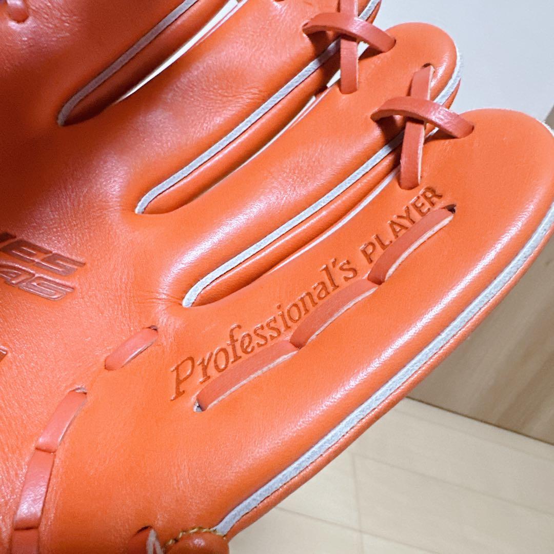 未使用級 HI-GOLD 少年軟式 グローブ オールラウンド 右投 ハイゴールド