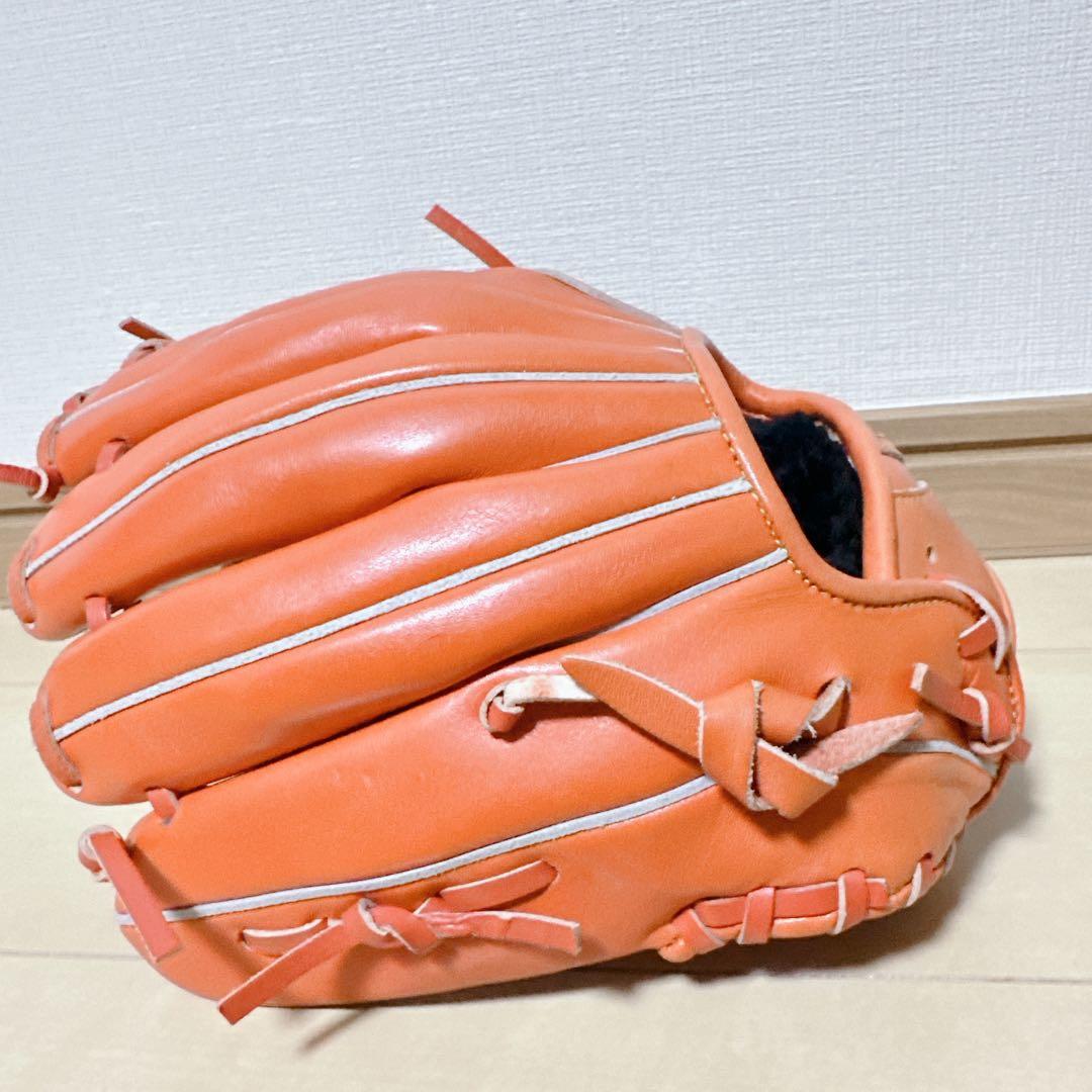 未使用級 HI-GOLD 少年軟式 グローブ オールラウンド 右投 ハイゴールド