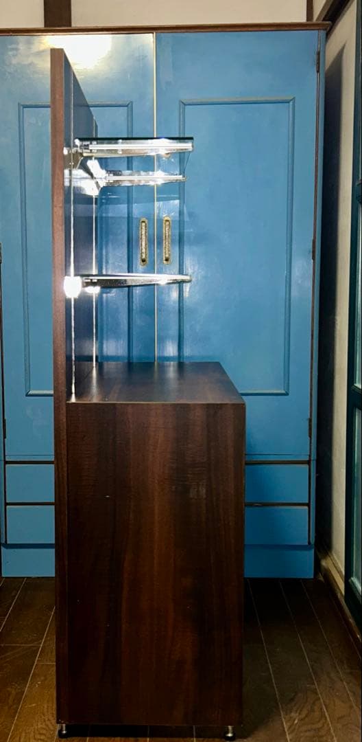 シンプル‼️ミッドセンチュリー‼️本棚/食器棚/飾り棚/サイドボード/北欧/昭和