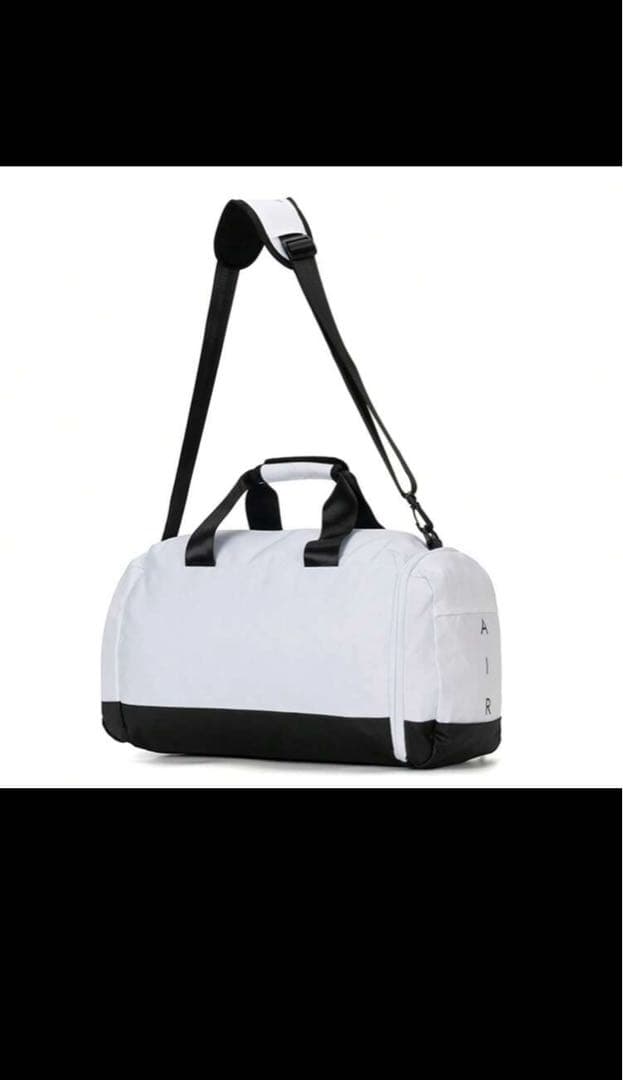 Jordan ボストンバッグ ホワイト/ブラック