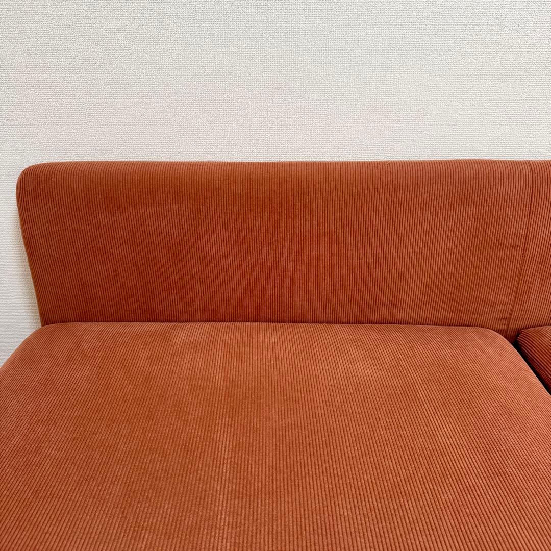 【toraco 】IKEA ソーデルハムン 3人掛け ケーリンゲ 赤茶色