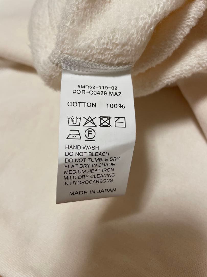 ORCIVAL エクリュ　スウェット　サイズ2