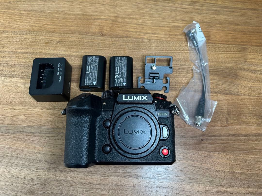LUMIX GH6 ミラーレスカメラ 本体 (予備バッテリー1個付き)