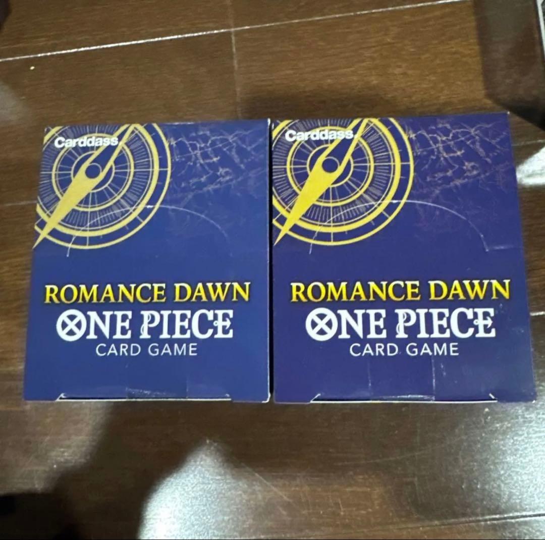 ワンピースカード　ROMANCE DAWN ロマンスドーン2BOX テープ付き