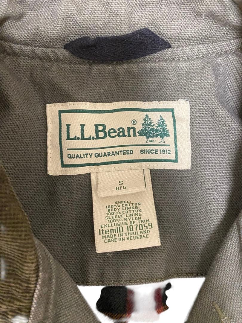 ナ*ト様 L.L.Bean フィールドコート ハンティングジャケット 裏地チェッ