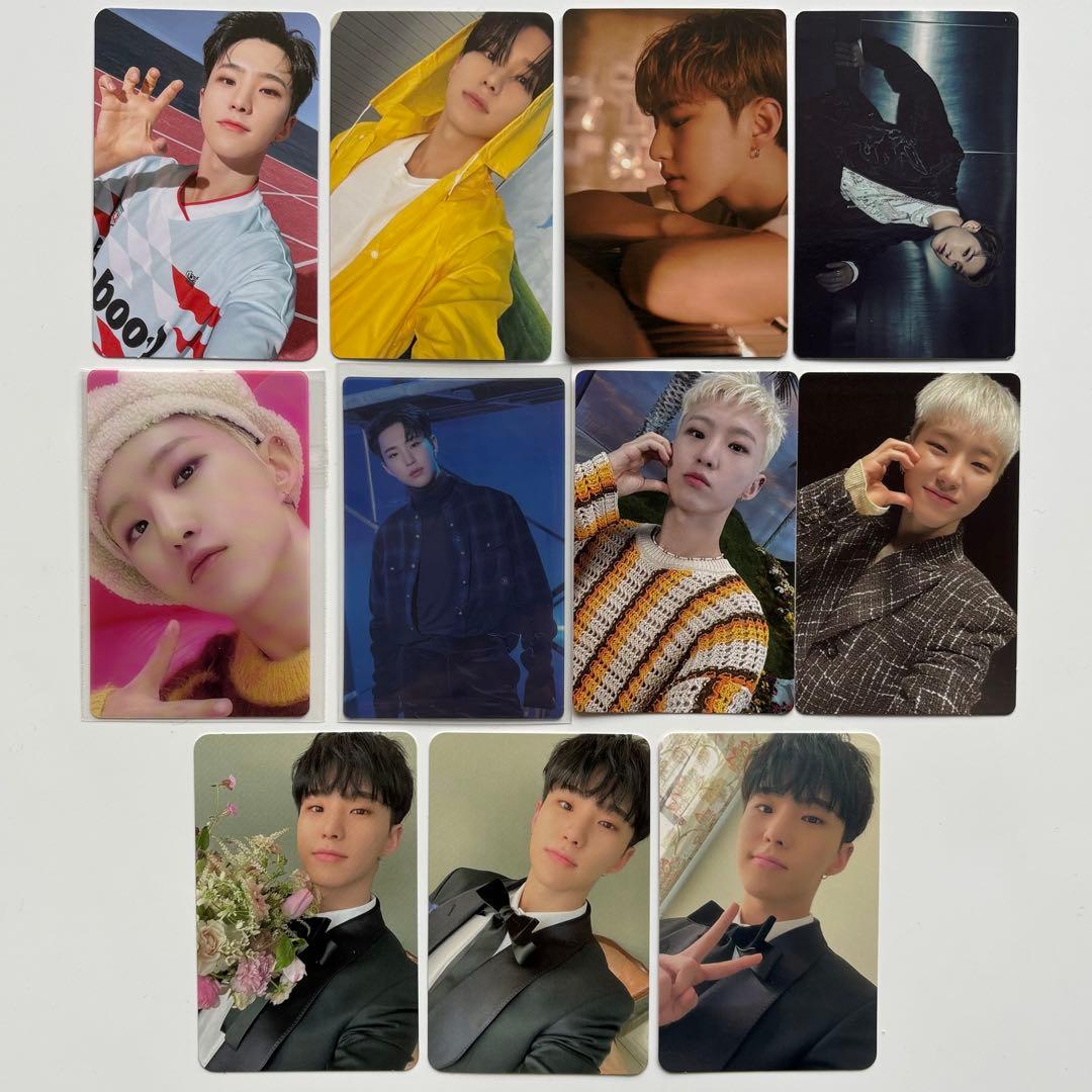 seventeen 缶バッジ　ミンハオ　ジュン　ウジ　ホシbe the sun