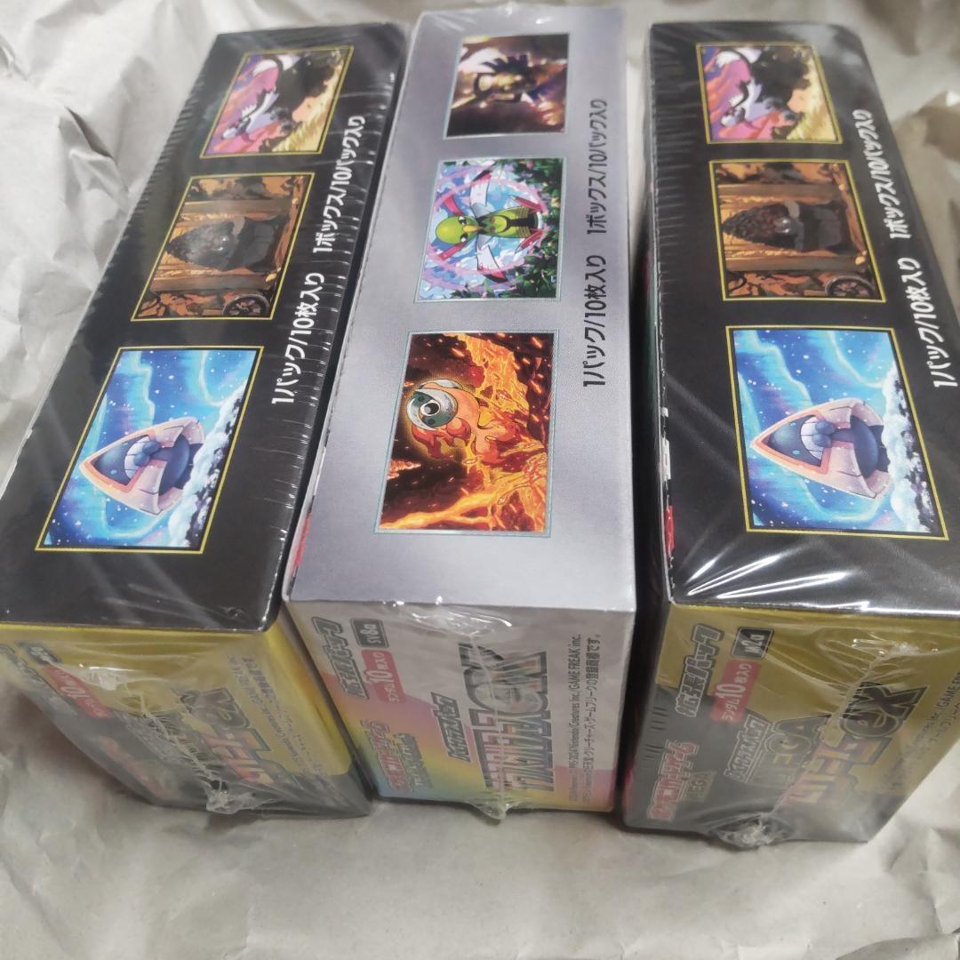 ポケモンカード　MEGAドリームex２BOX ＆テラスタルフェスex１BOX