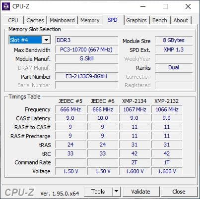G.SKILL DDR3-2133 8GB×2枚 (16GB)
