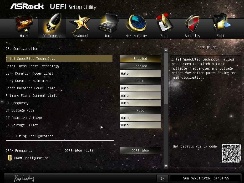 G.SKILL DDR3-2133 8GB×2枚 (16GB)