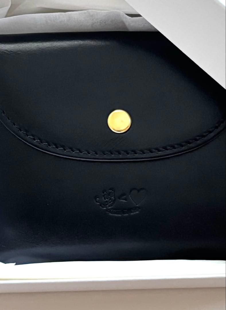 kaoyorinakami leather wallet ブラック