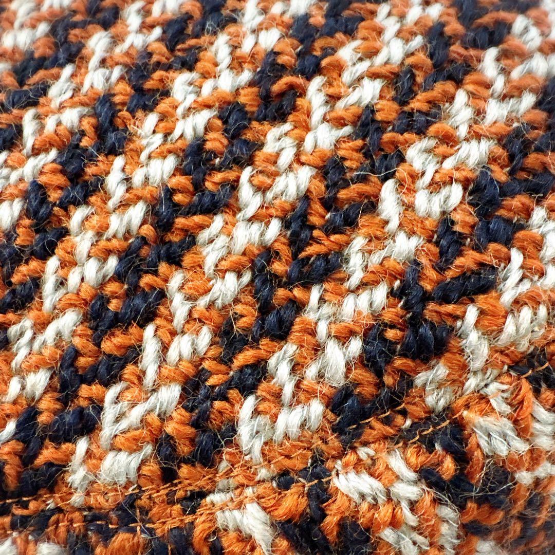 HERMÈS エルメス ツイード オレンジ キャスケット セリエ 58