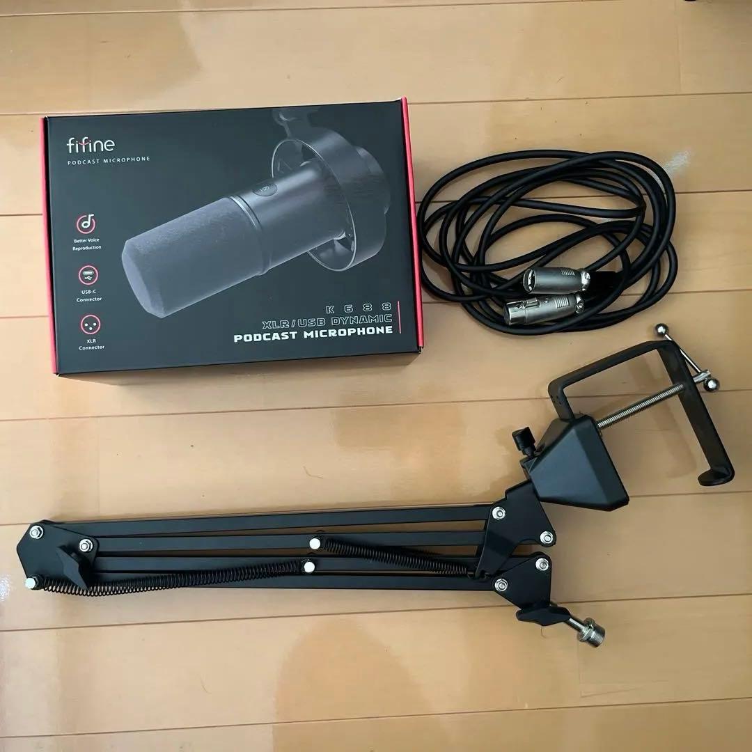 FIFINE ポッドキャストマイク セット
