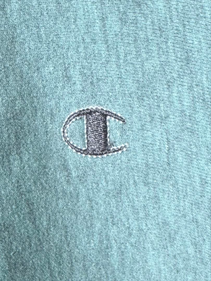 80s プリントタグ ミントグリーン杢 リバースウィーブ チャンピオン