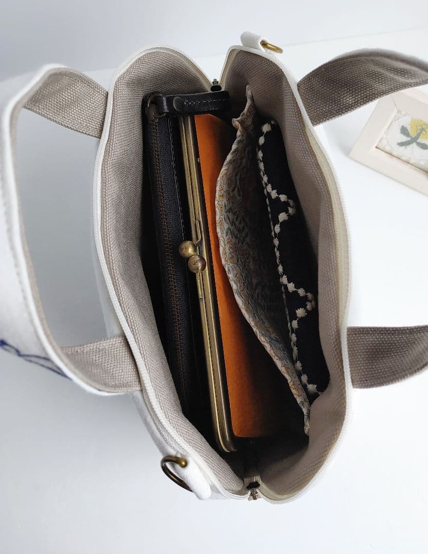 訳あり ミナペルホネン kanata ミニサイズ ファスナーバッグ