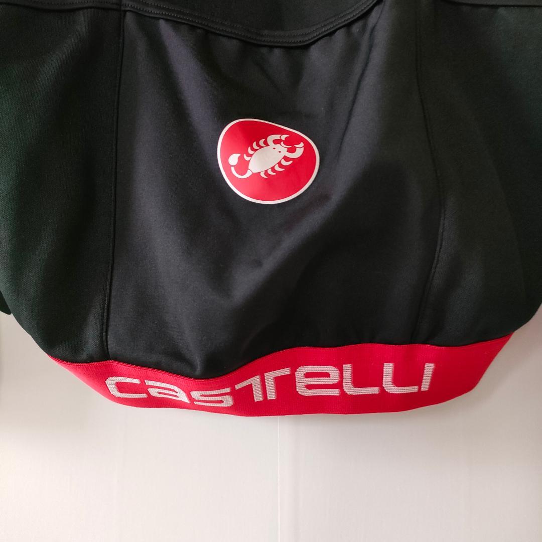美品 CASTELLI カステリ ロッソコルサ サイクルジャケット ブルゾン