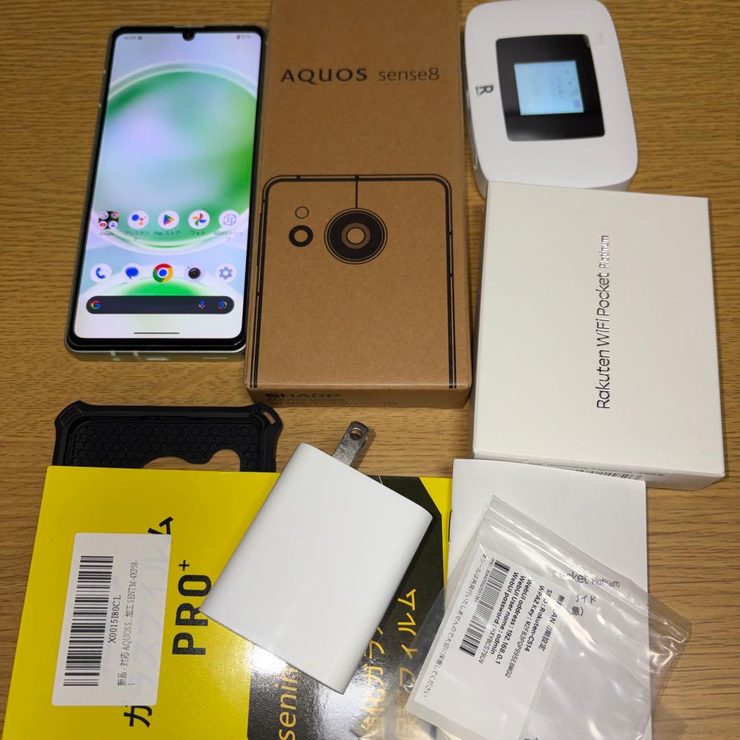 AQUOS sense8 スマートフォン 本体（美品）とおまけ