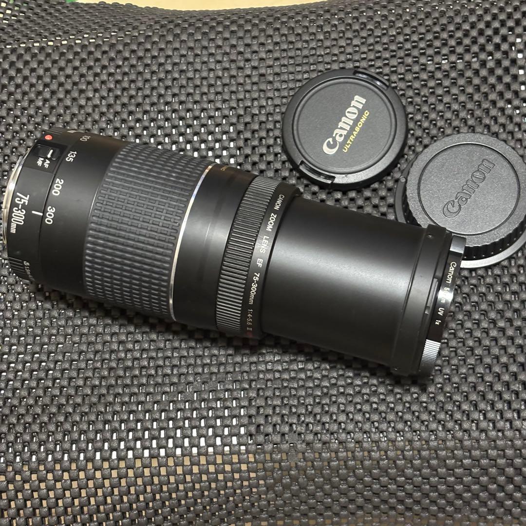Canon EF 75-300mm USM 超望遠レンズ　canon純正レンズ