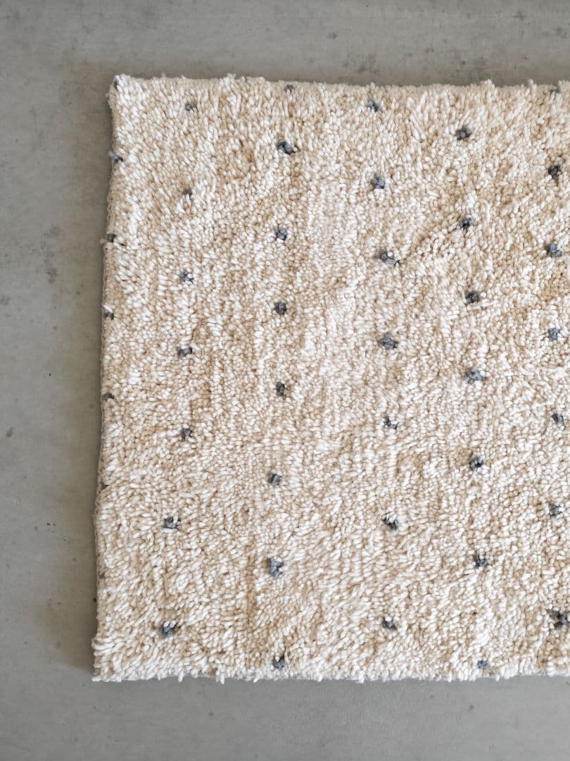 【最終価格】新品/人気/淡いグレードット　アイボリーベースベニワレンNo.705