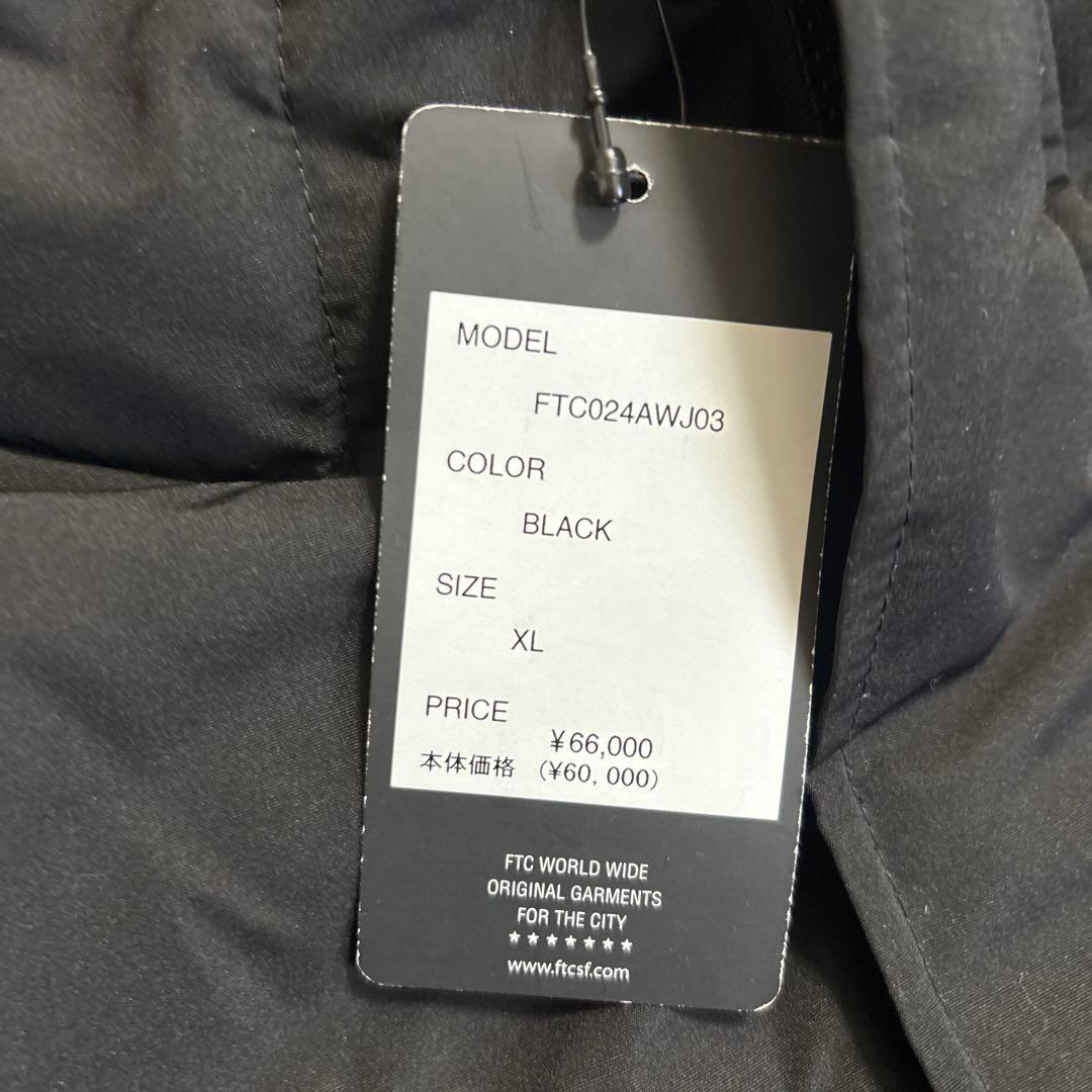 ねりけしFTC024AWJ03 ブラック ダウンジャケット XL