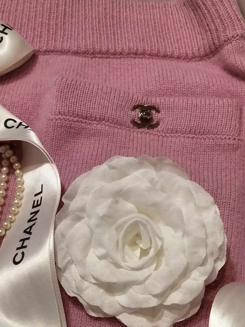 ❣️CHANEL♡ベビ―pinkタ―ンロックスカ―トスタッフuniform❣️