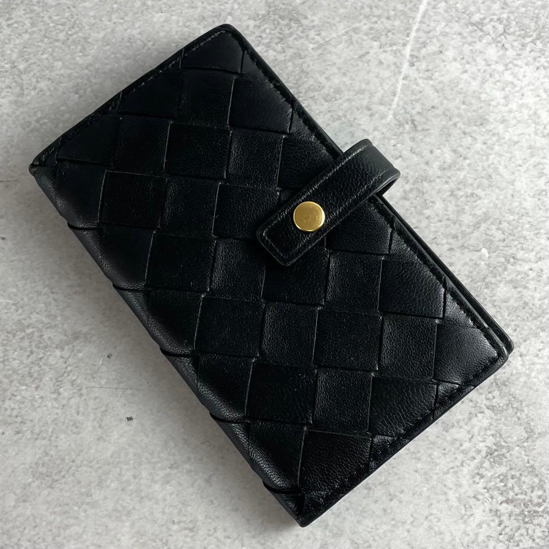 現行✨ ボッテガヴェネタ キーケース イントレチャート レザー ブラック
