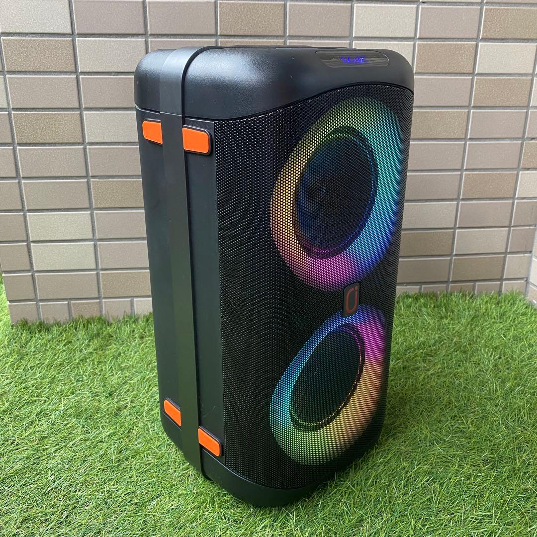 【新品】JYX T27-Tポータブルカラオケスピーカーセット（マイク2本付き）