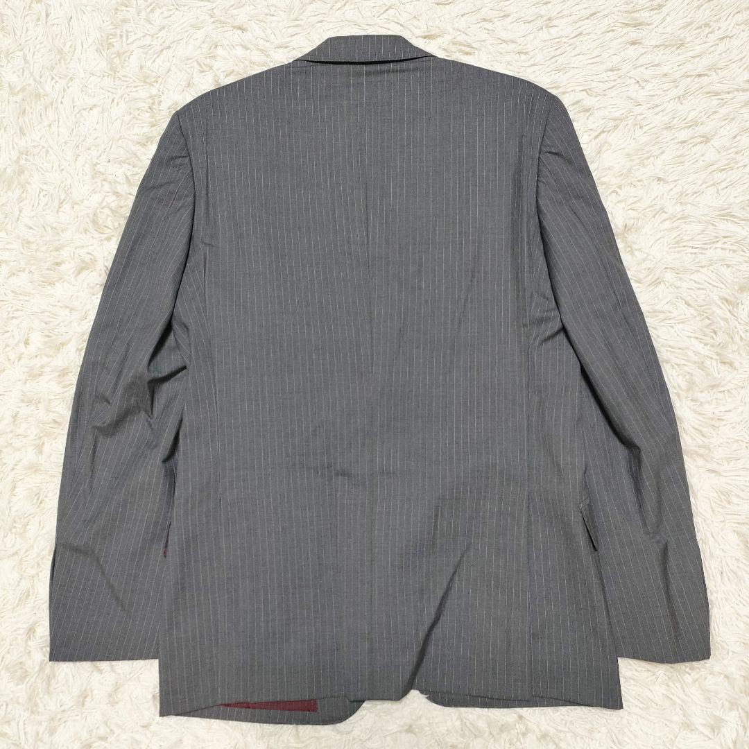 美品　メンズビギ　ロロピアーナ　スーツ　スーパー120s　シルク混　裏地ボルドー