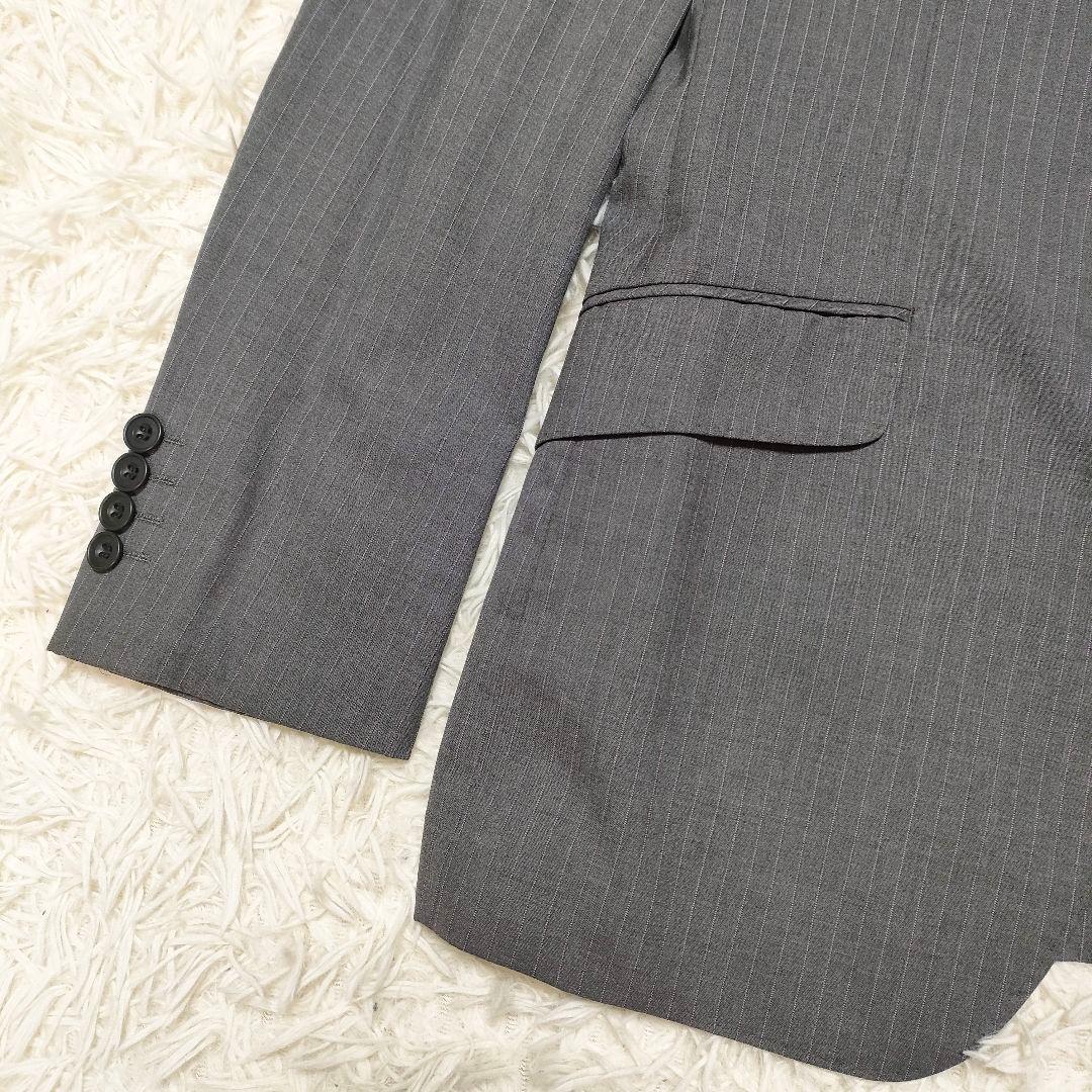 美品　メンズビギ　ロロピアーナ　スーツ　スーパー120s　シルク混　裏地ボルドー