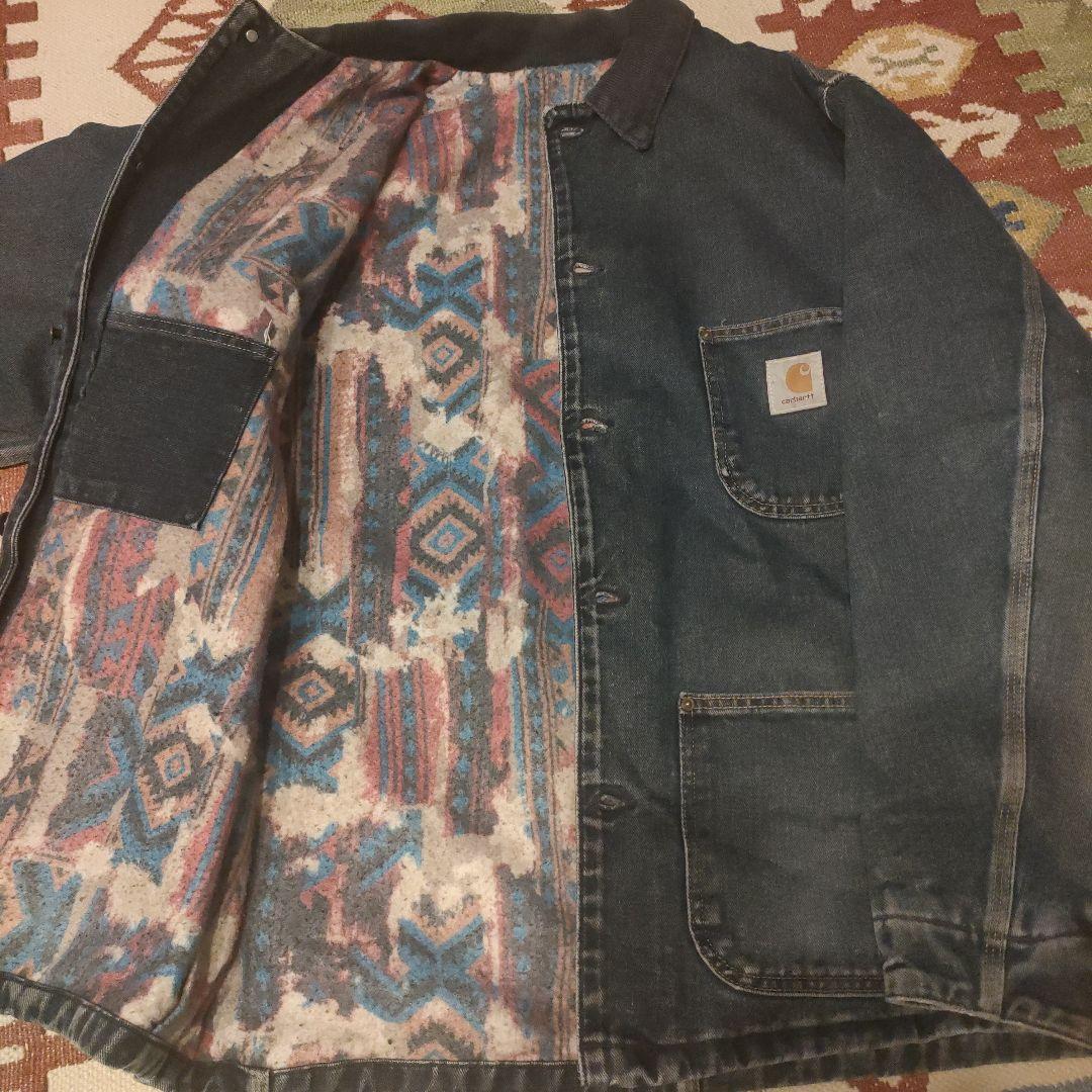 希少 カーハート サウスウエスト デニムカバーオール XL