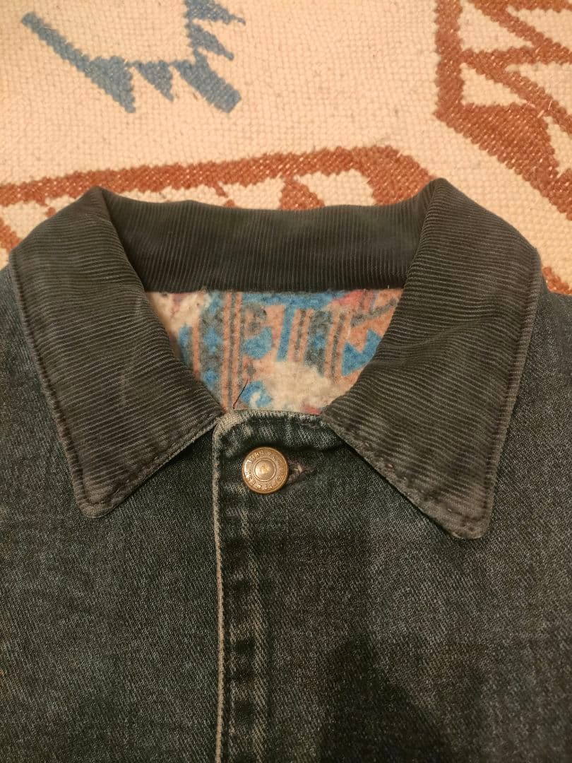 希少 カーハート サウスウエスト デニムカバーオール XL