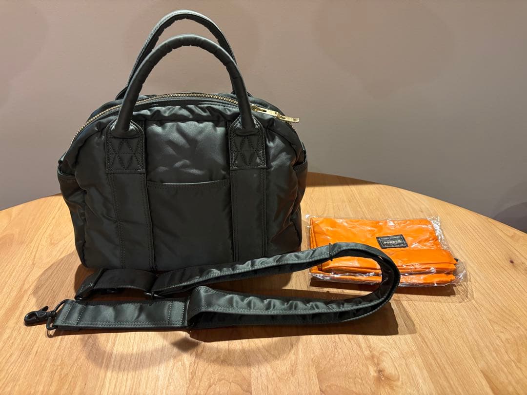 poter tanker boston bag セージグリーン