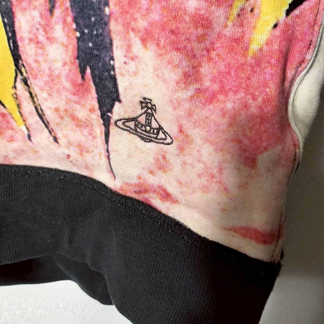 ヴィヴィアンウエストウッドマン スウェット トレーナー 刺繍オーブ 花柄