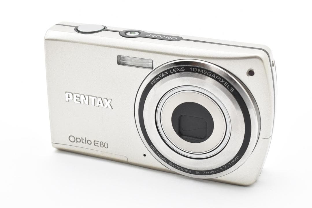 ★美品★PENTAX Optio E80　乾電池で動きます！　A030