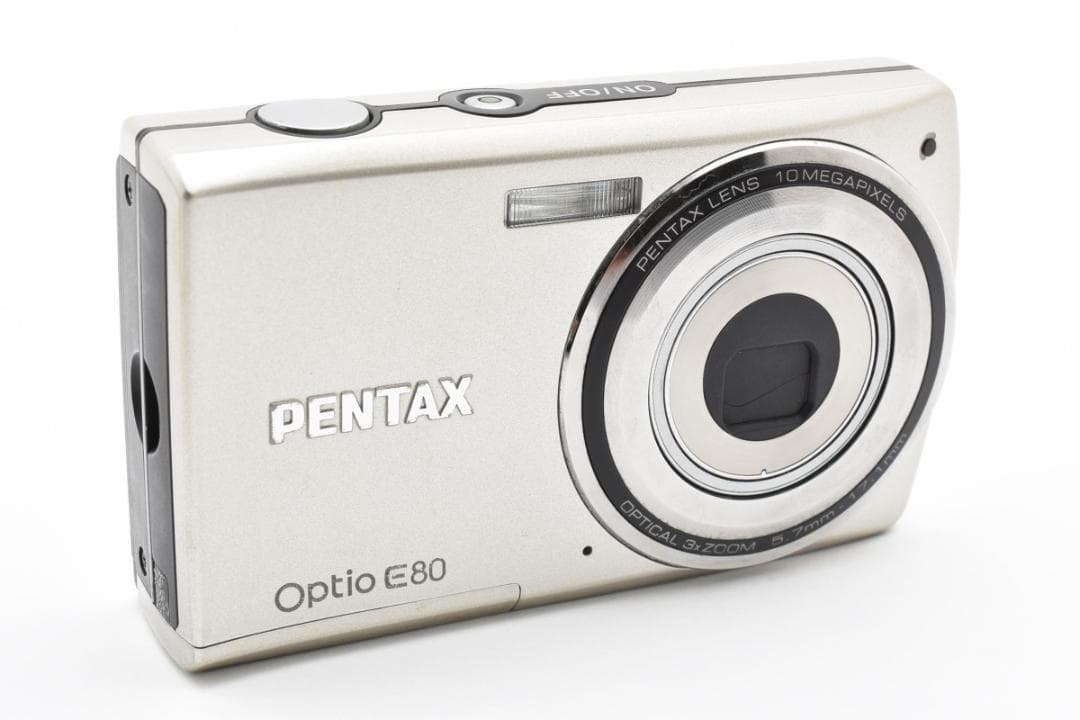 ★美品★PENTAX Optio E80　乾電池で動きます！　A030