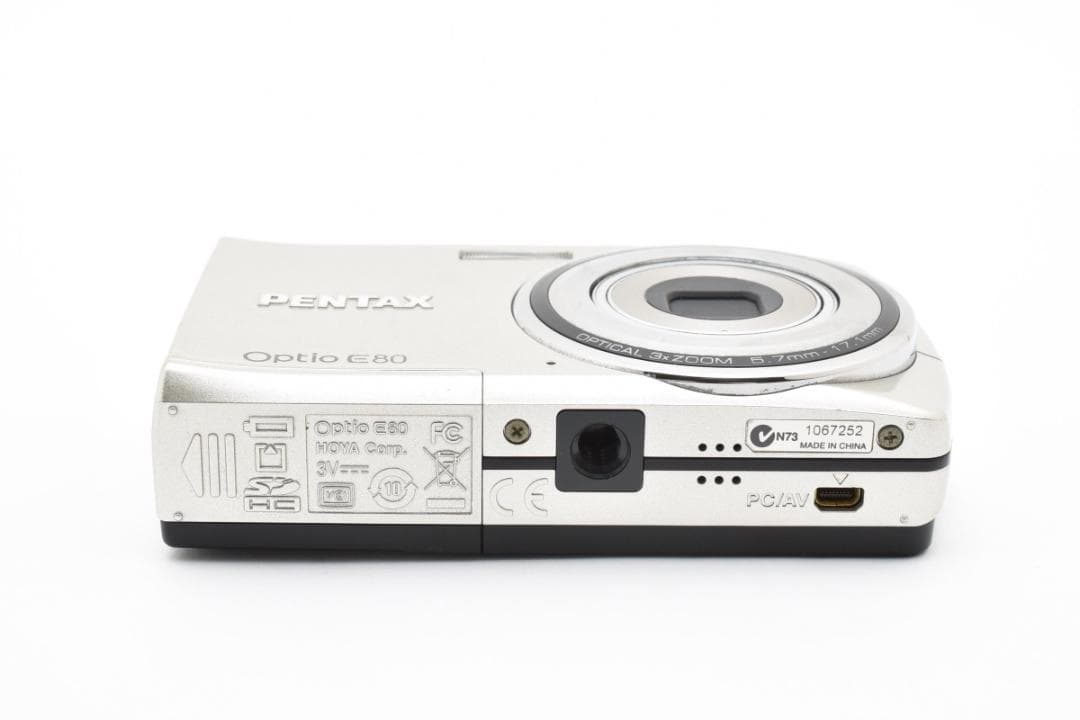 ★美品★PENTAX Optio E80　乾電池で動きます！　A030